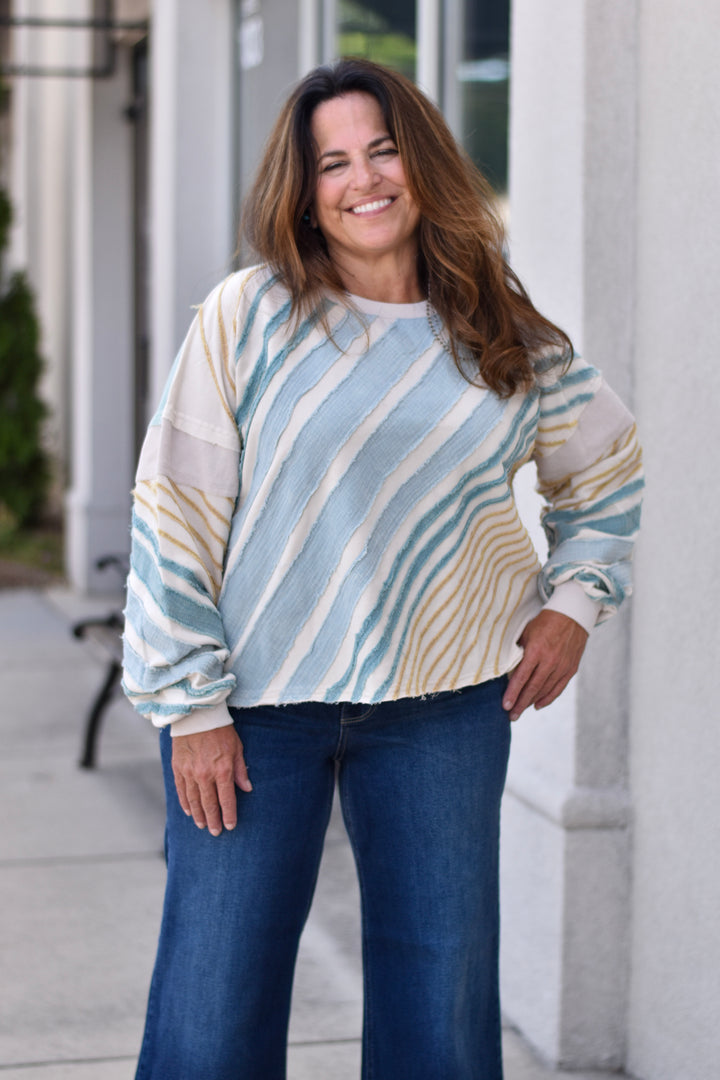 Oli & Hali Washed Suset Pullover