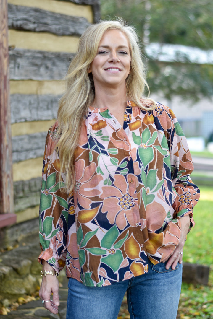 Fall Bouquet Top