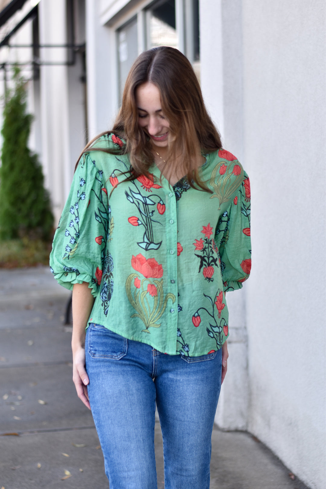 Garden Floral Blouse