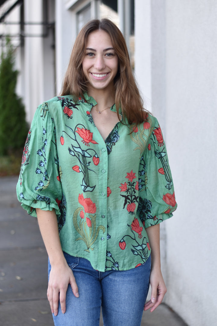 Garden Floral Blouse