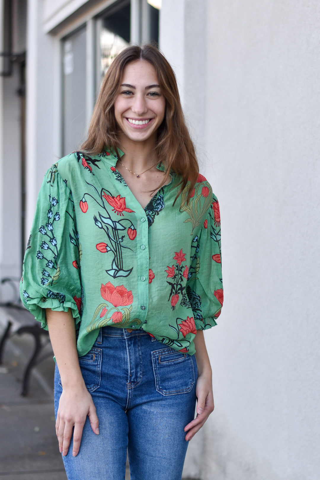 Garden Floral Blouse