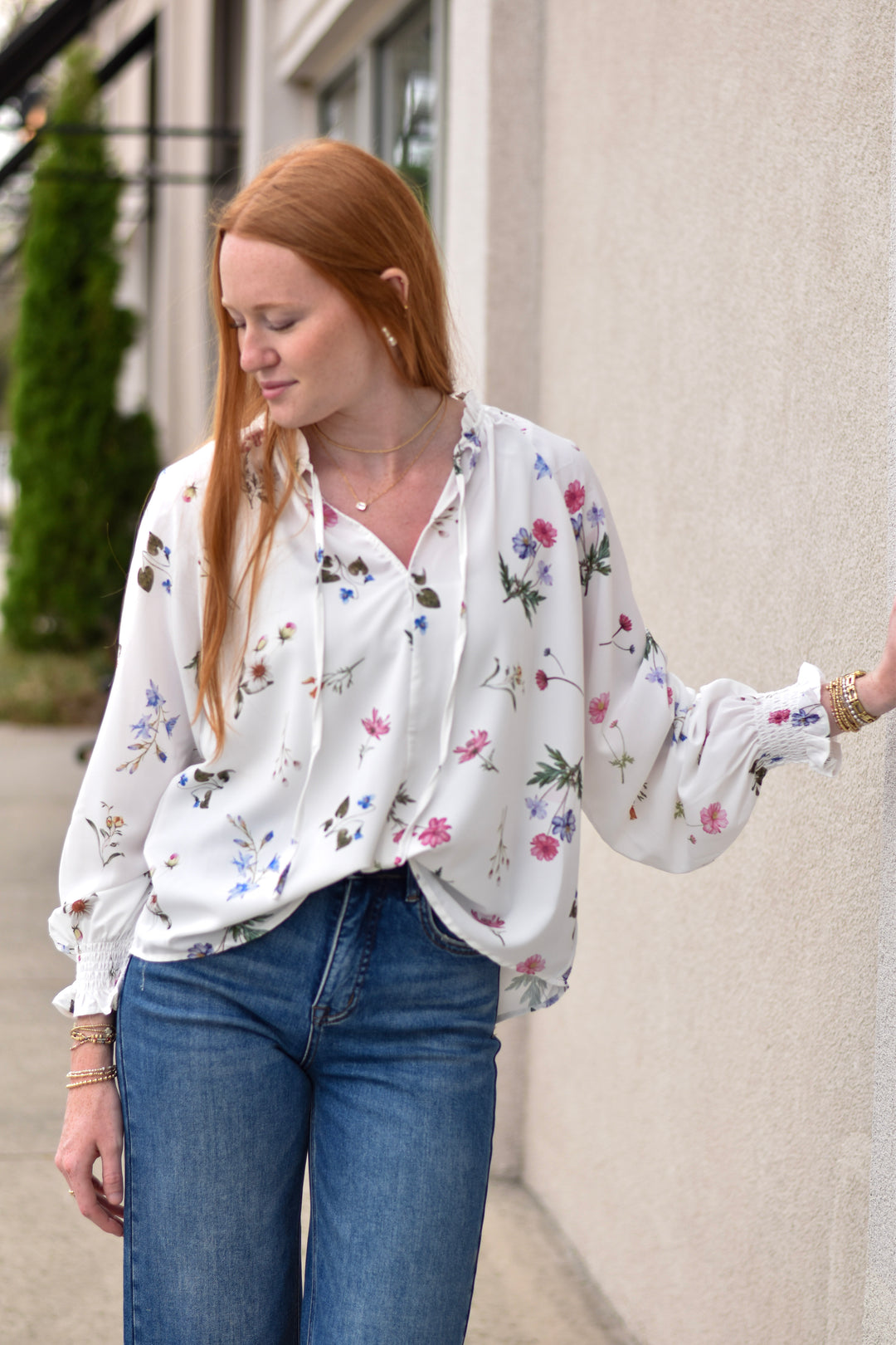 Soft Floral Blouse