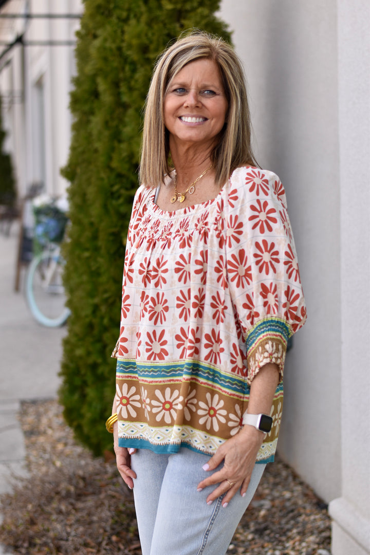 Easel Wildflower Wander Top