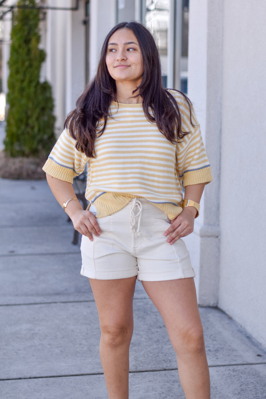 Sunbeam Stripe Contrast Sweater