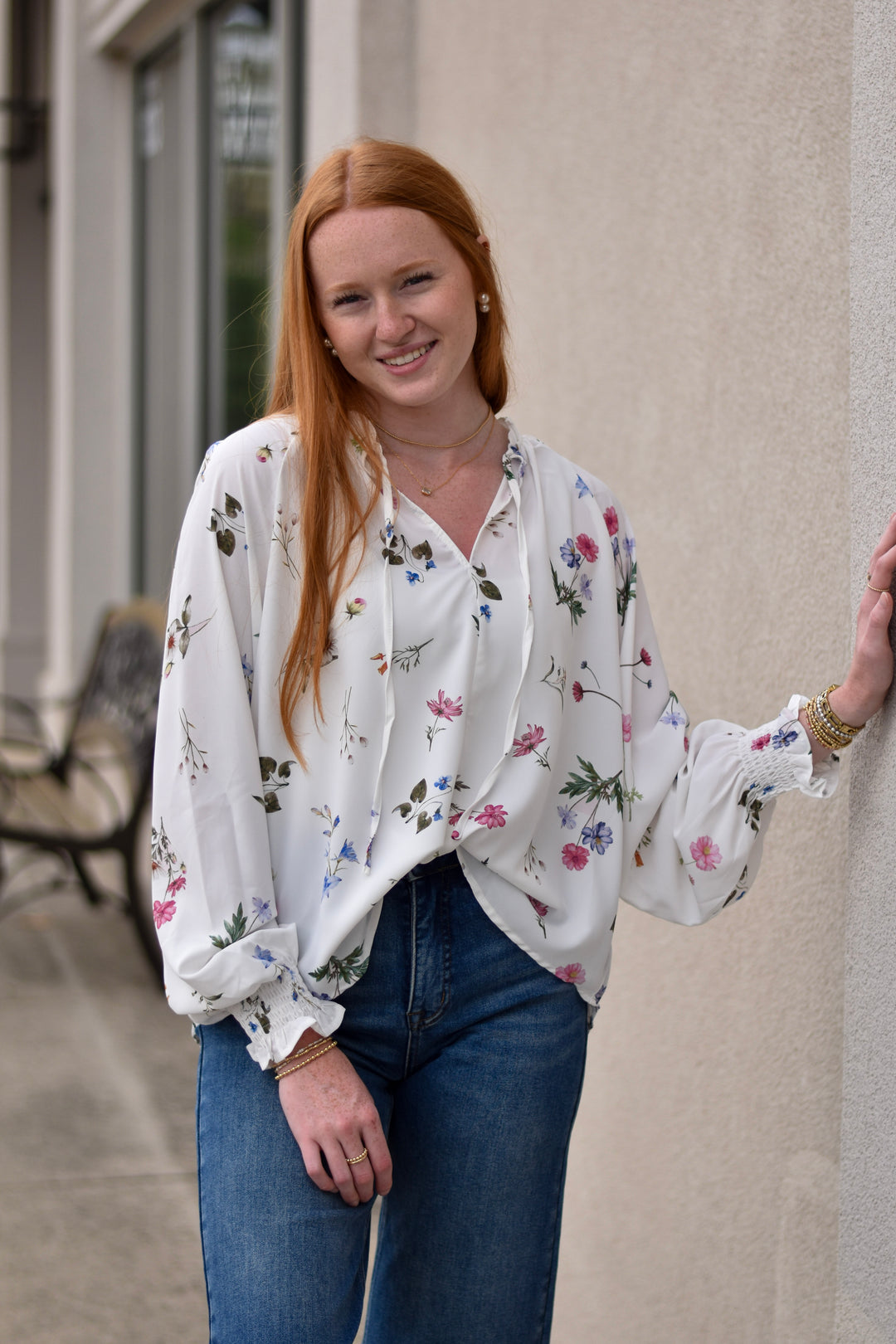 Soft Floral Blouse
