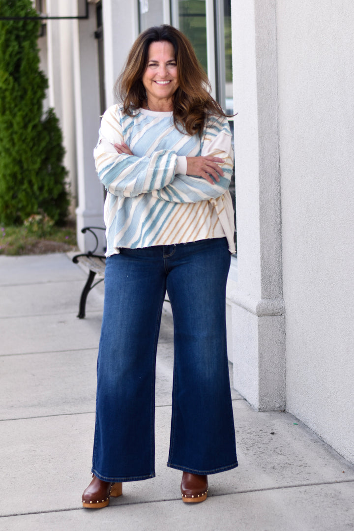 Oli & Hali Washed Suset Pullover
