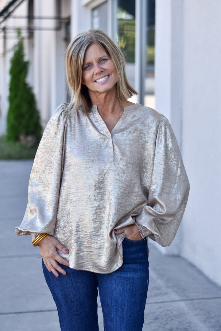 Get Glowing Shimmer Blouse