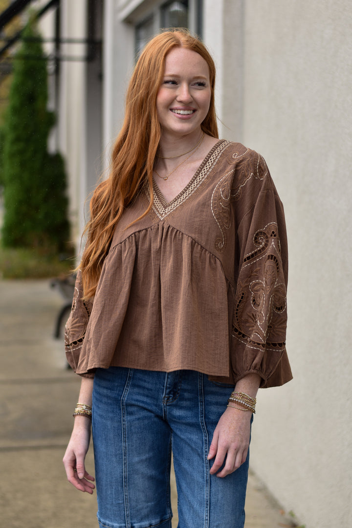 Ember Boho Detail Top