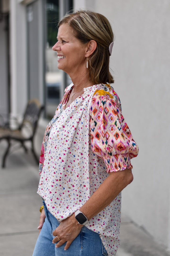 Peasant Petals Blouse