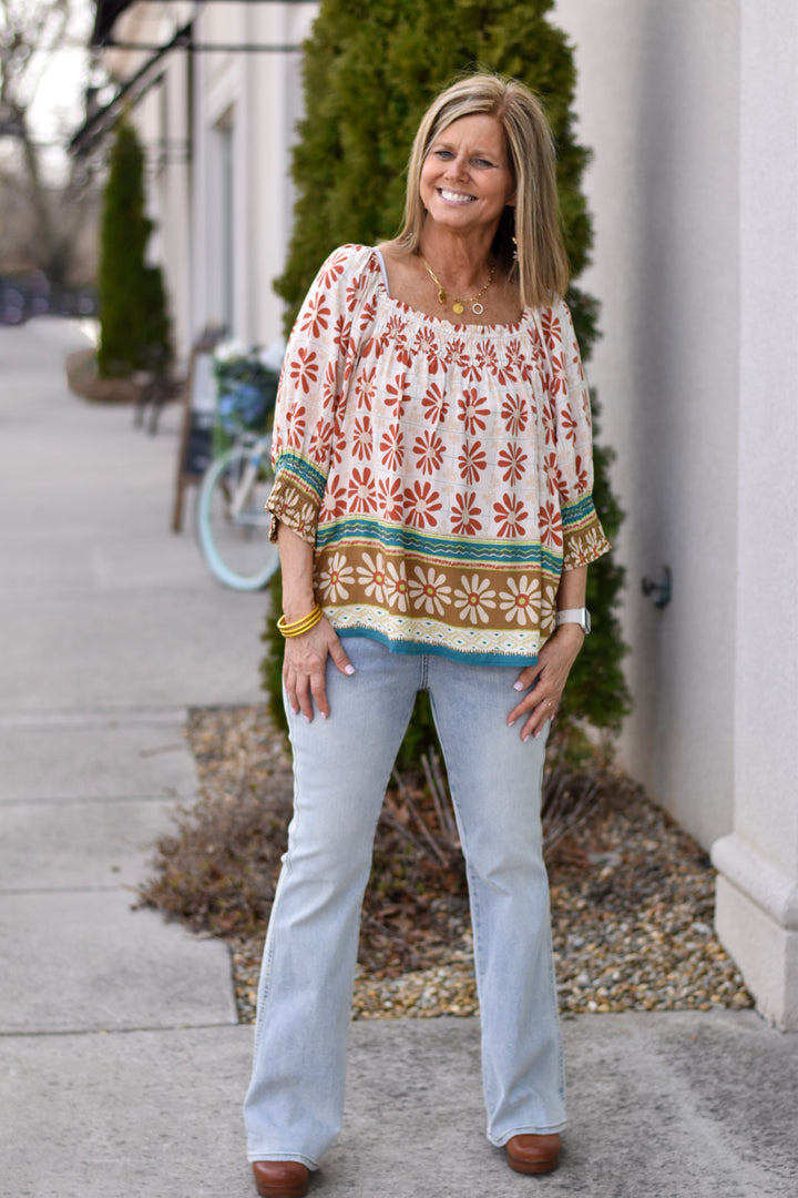 Easel Wildflower Wander Top