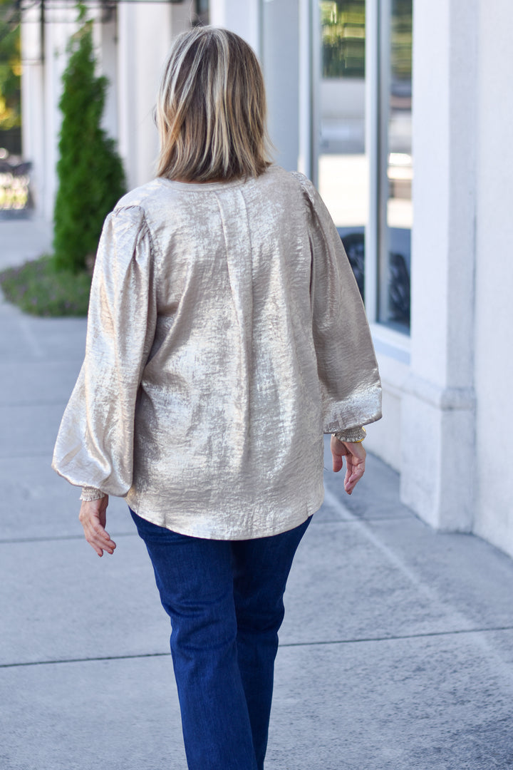 Get Glowing Shimmer Blouse