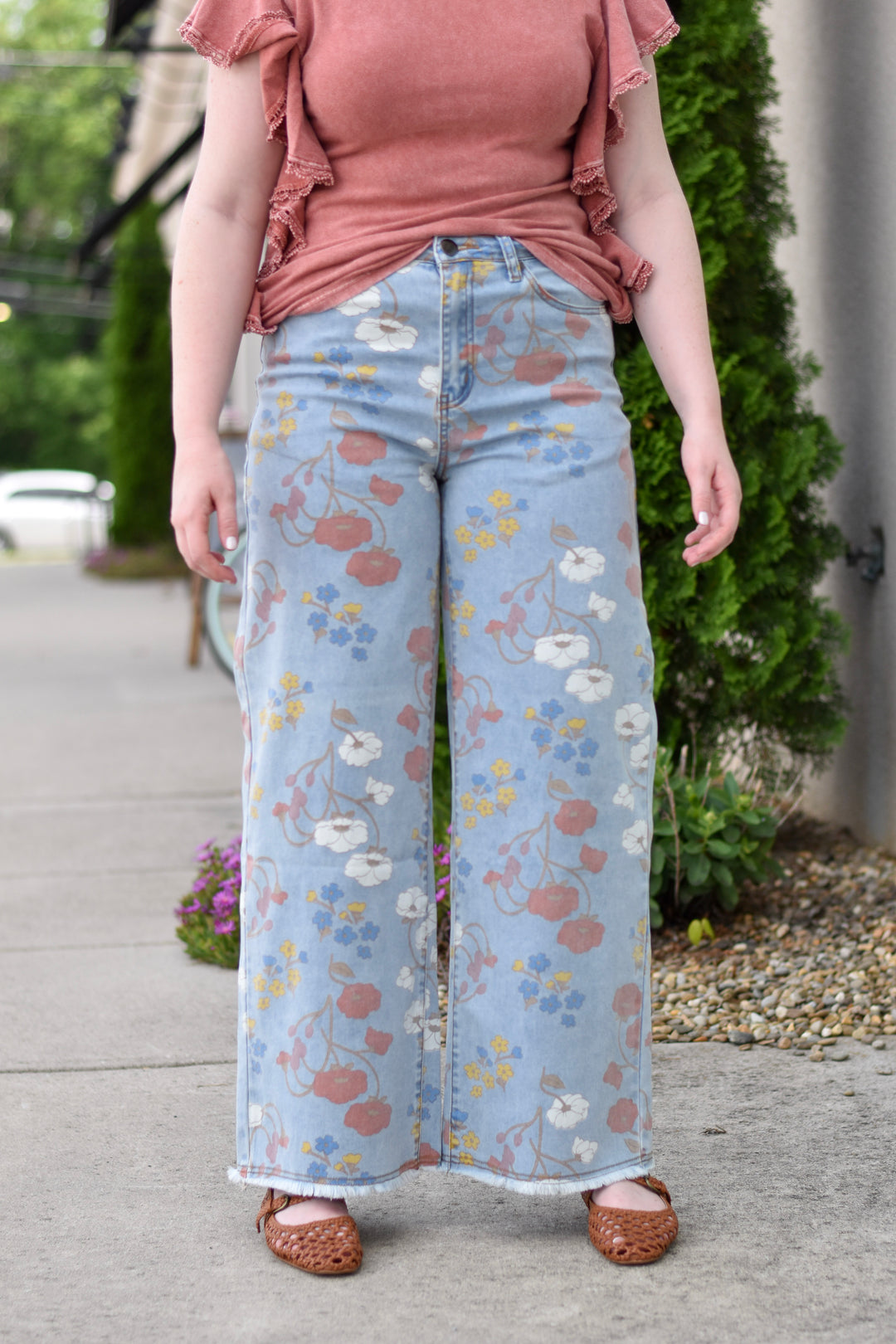 Easel's Poppy Stretch Denim Pants