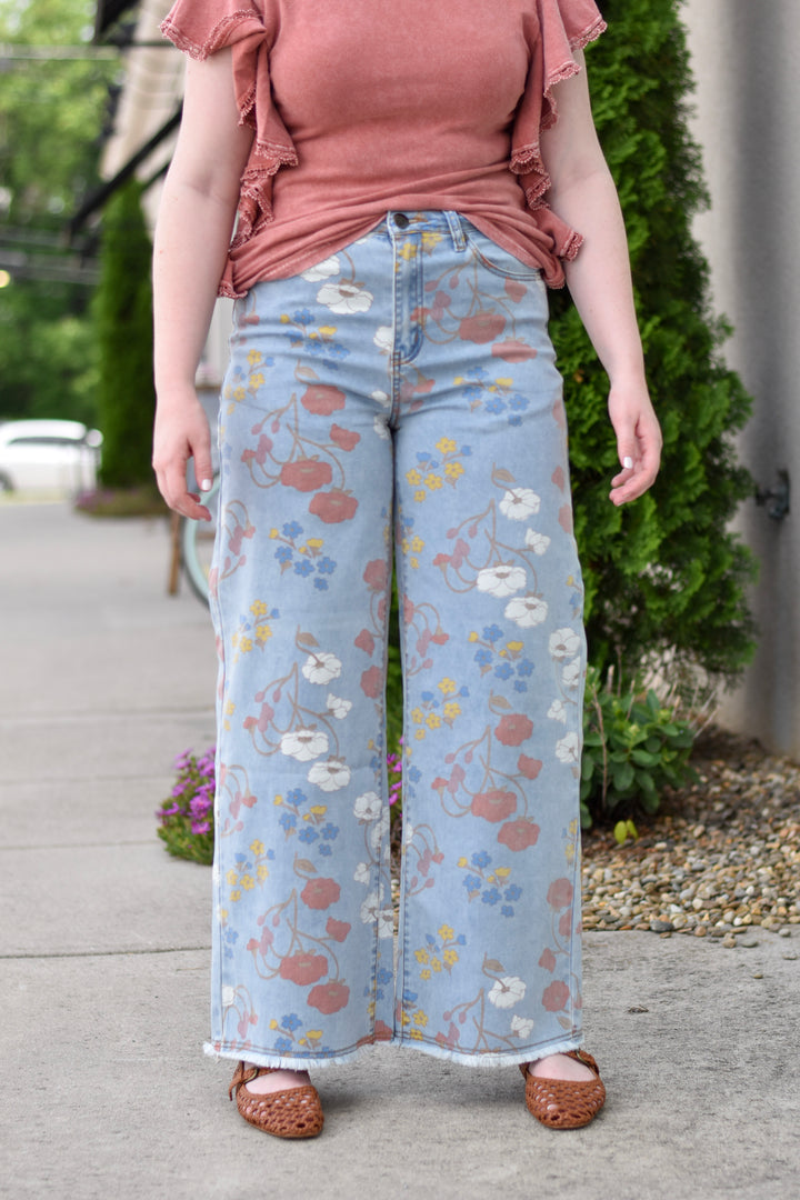 Easel's Poppy Stretch Denim Pants