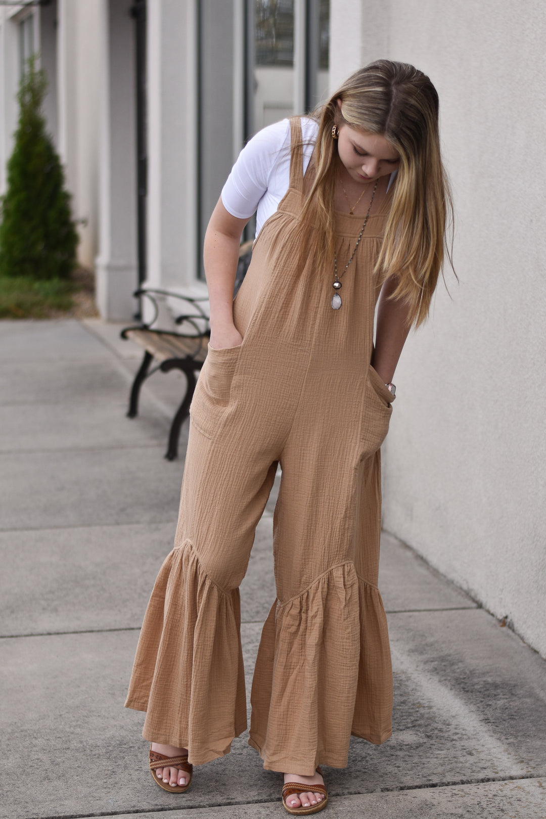 Natural Vibes Wide Leg Jumpsuit