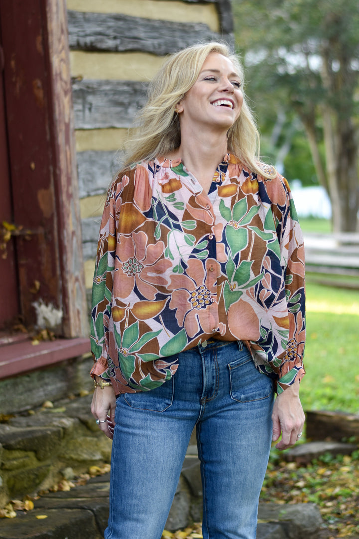 Fall Bouquet Top