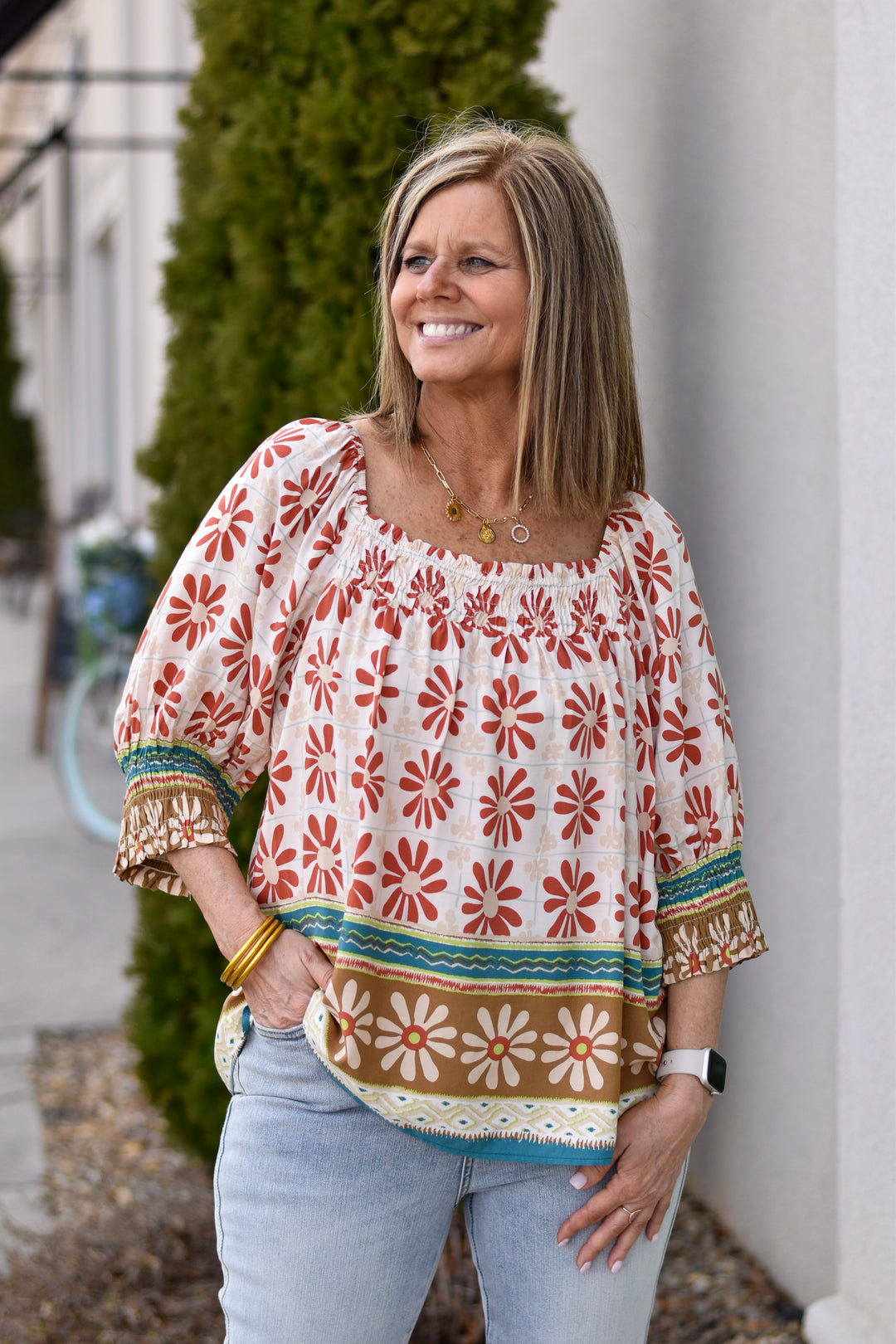 Easel Wildflower Wander Top