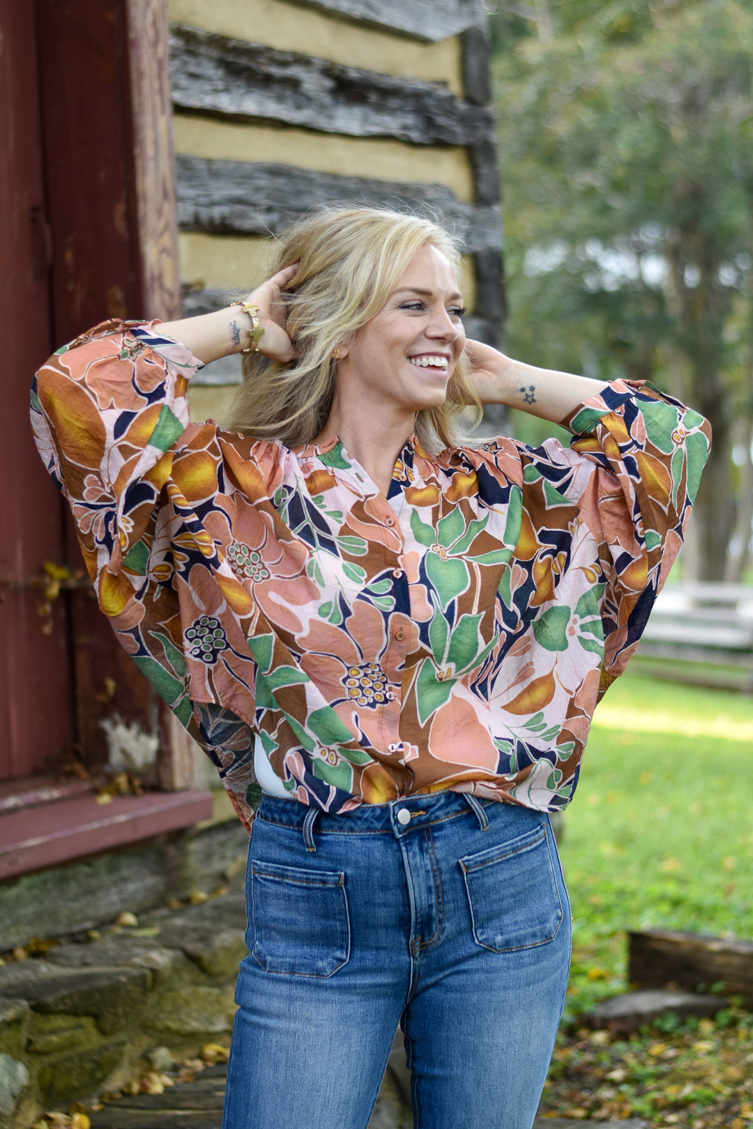 Fall Bouquet Top