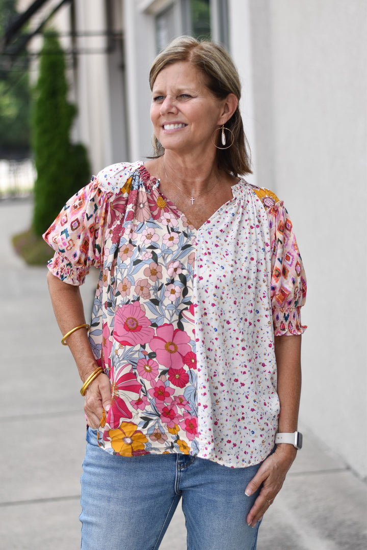 Peasant Petals Blouse