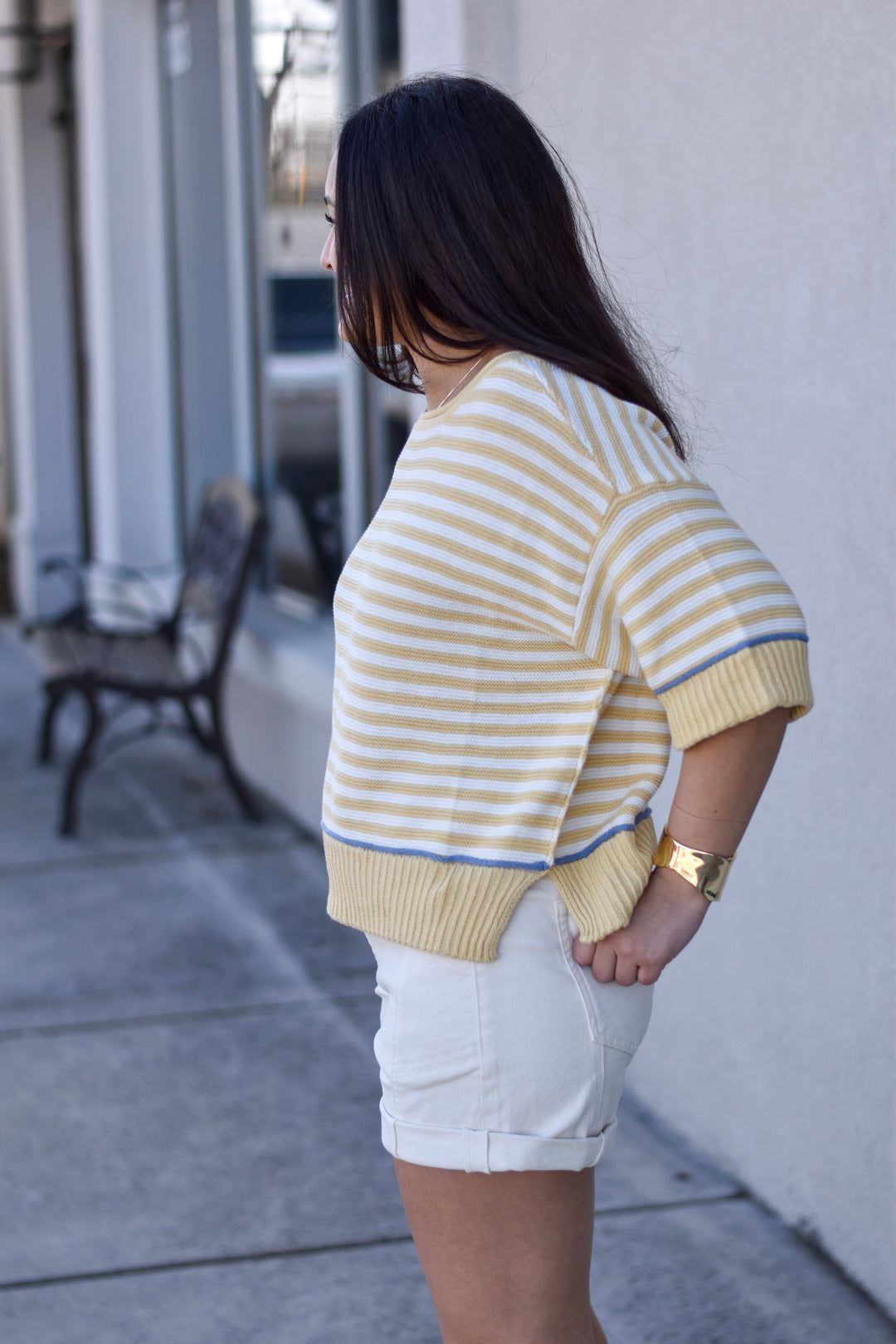 Sunbeam Stripe Contrast Sweater