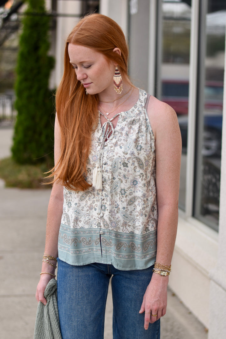 Desert Dusk Fringe Earring