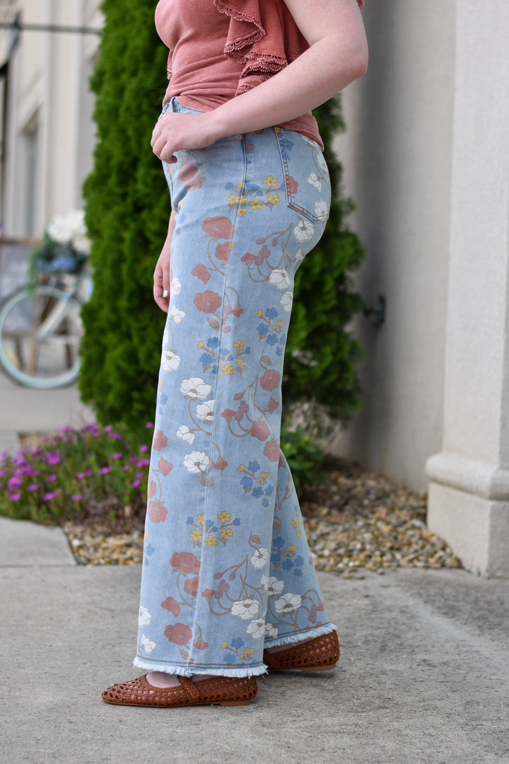 Easel's Poppy Stretch Denim Pants