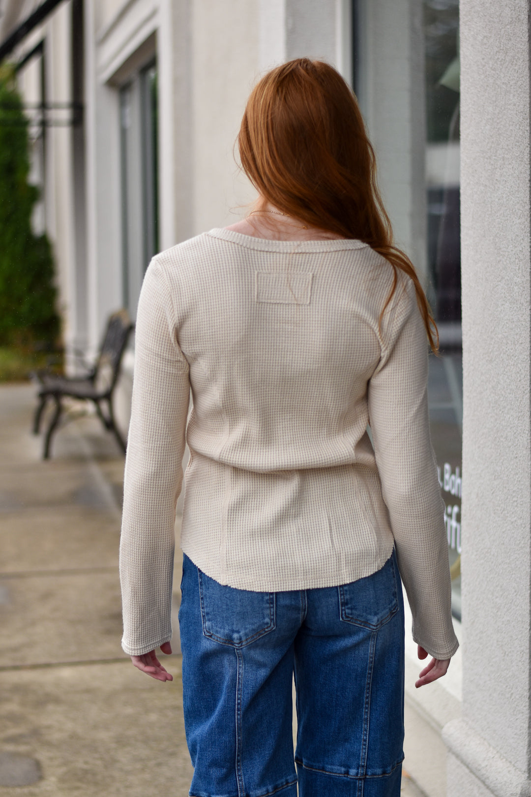 Weekend Snap Waffle Top