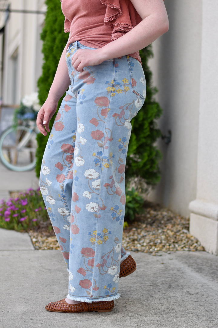 Easel's Poppy Stretch Denim Pants