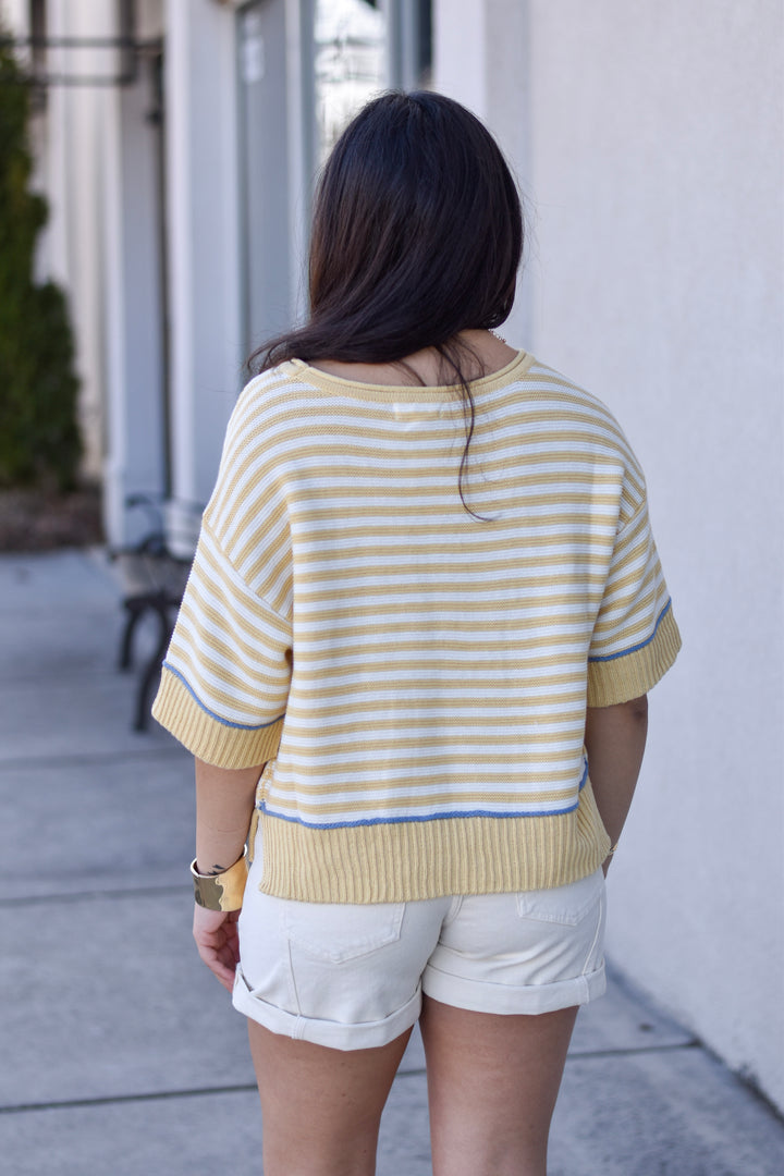 Sunbeam Stripe Contrast Sweater