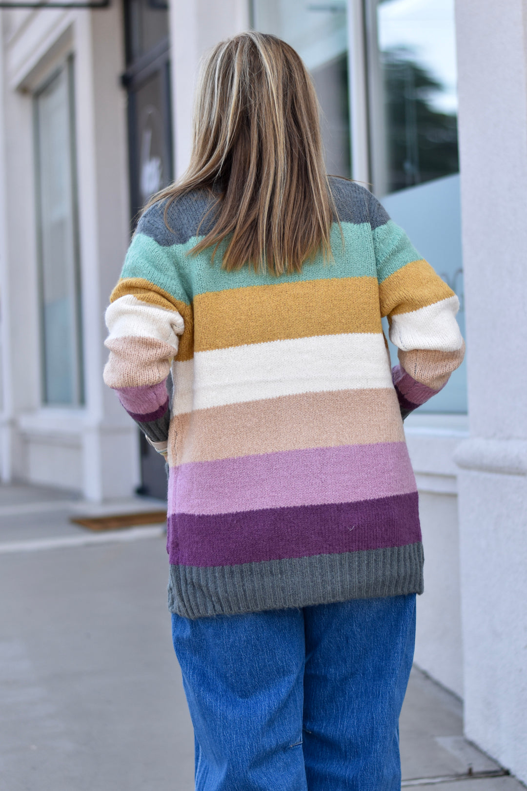Boho Colorblock Cozy Sweater