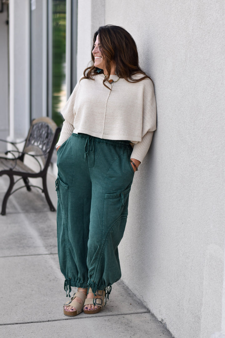 French Terry Boho Ballon Pants
