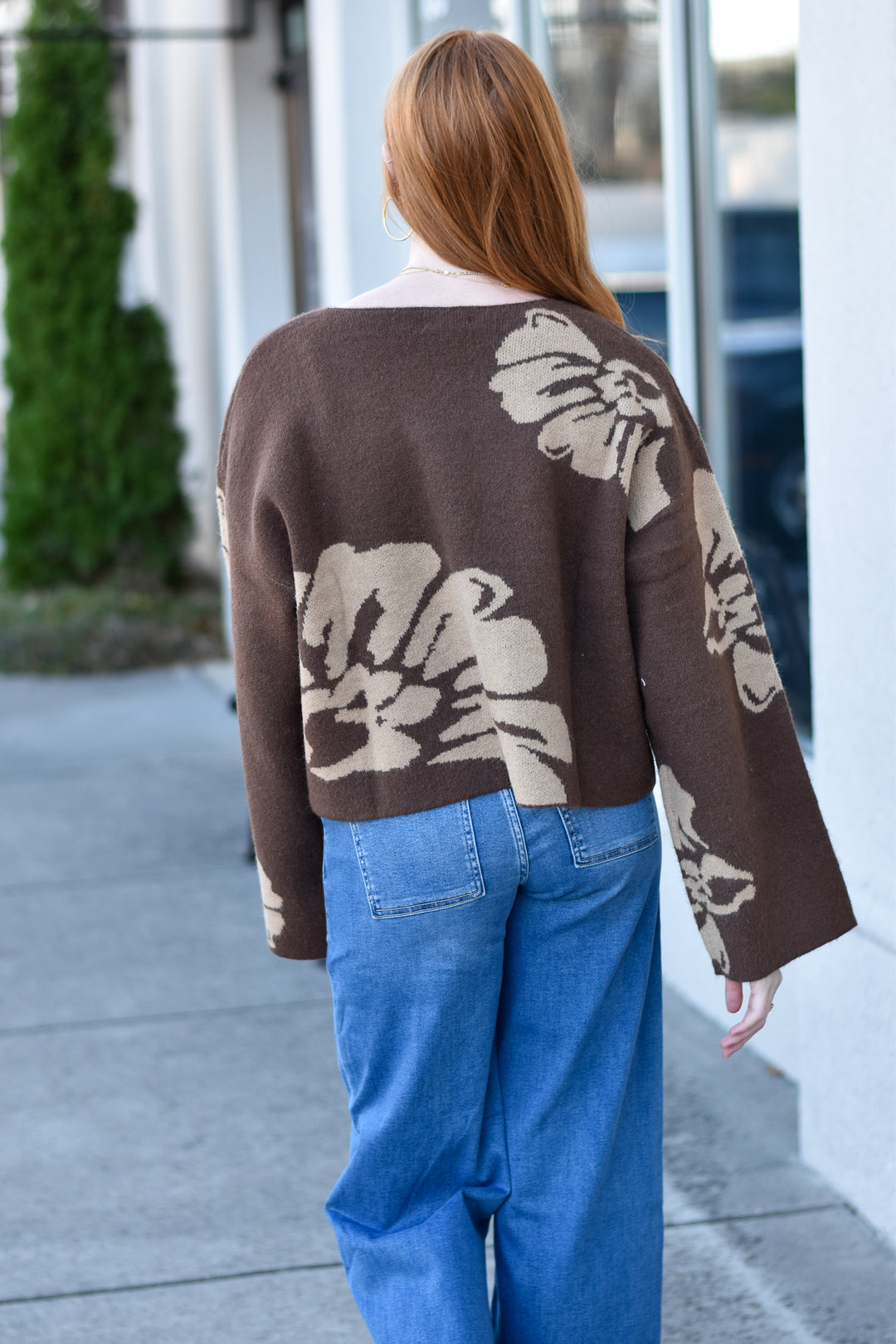 Mocha Bloom Sweater
