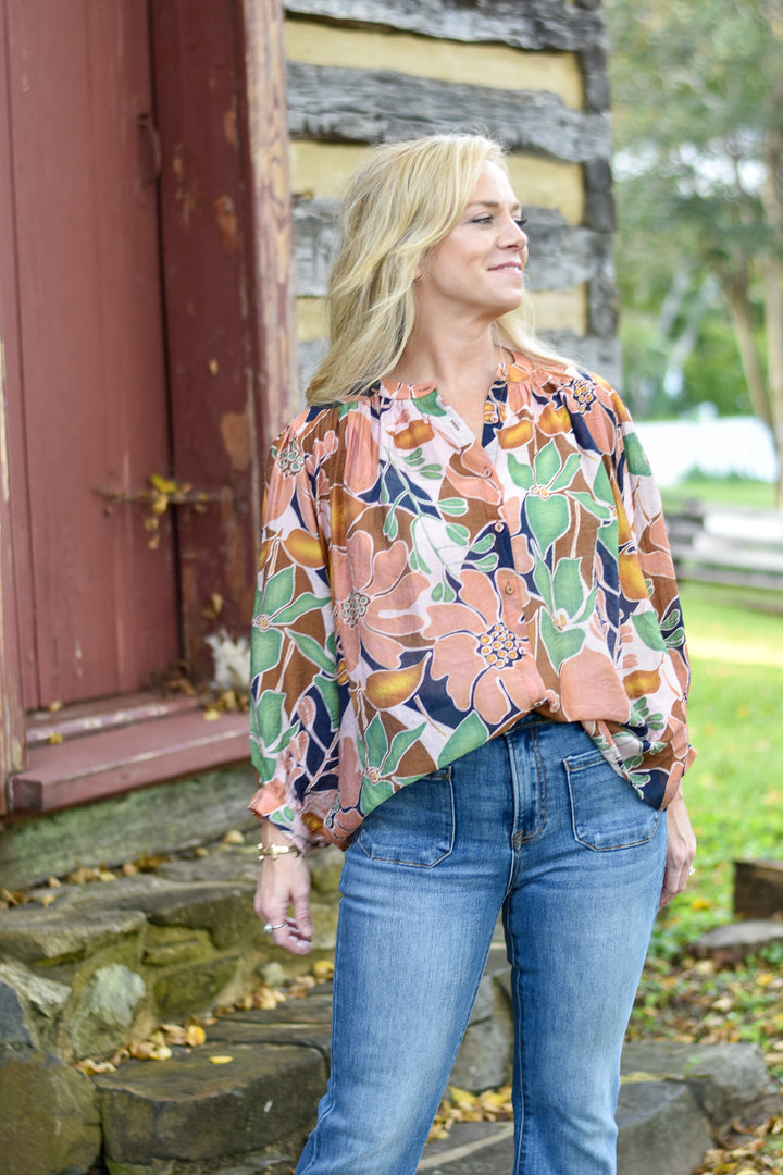 Fall Bouquet Top