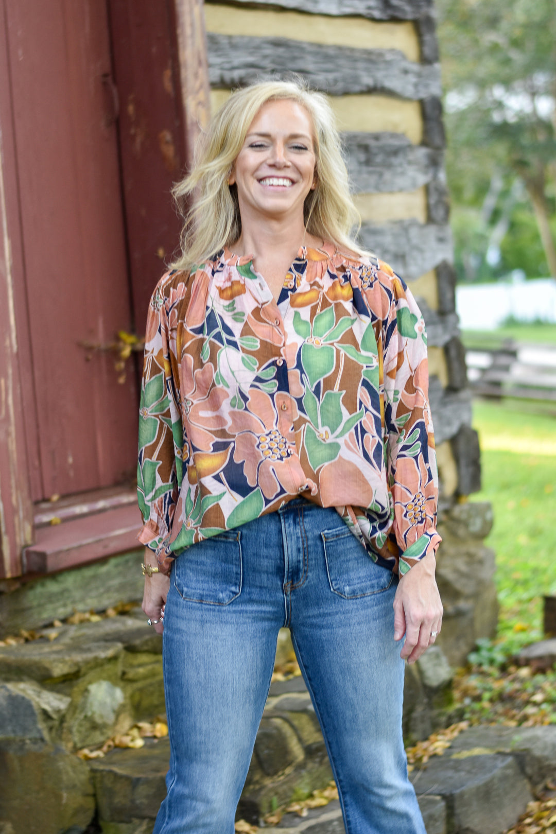 Fall Bouquet Top