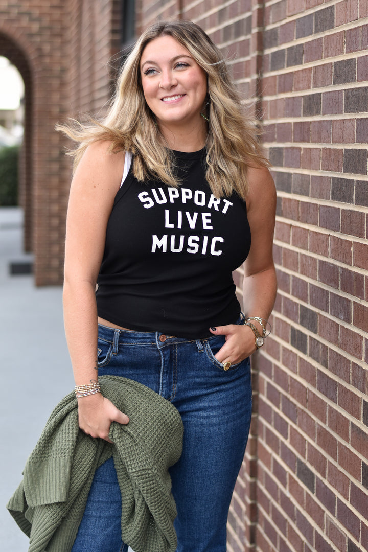 Support Live Music Tank Top