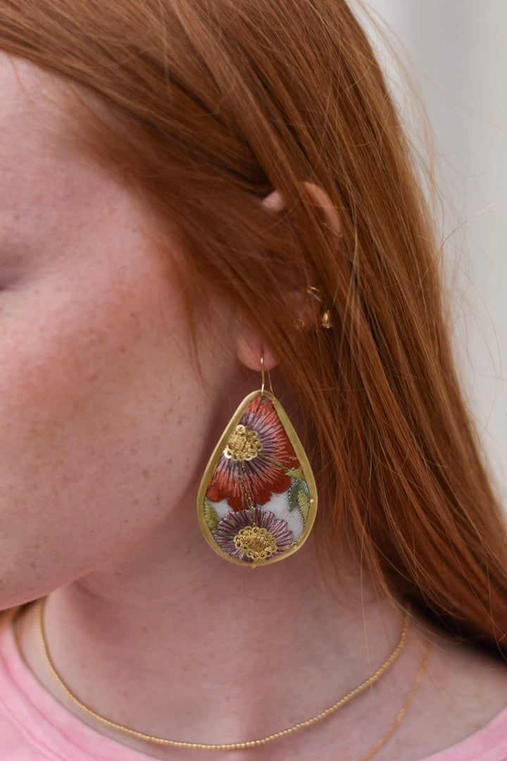 Blooming Teardrop Earrings