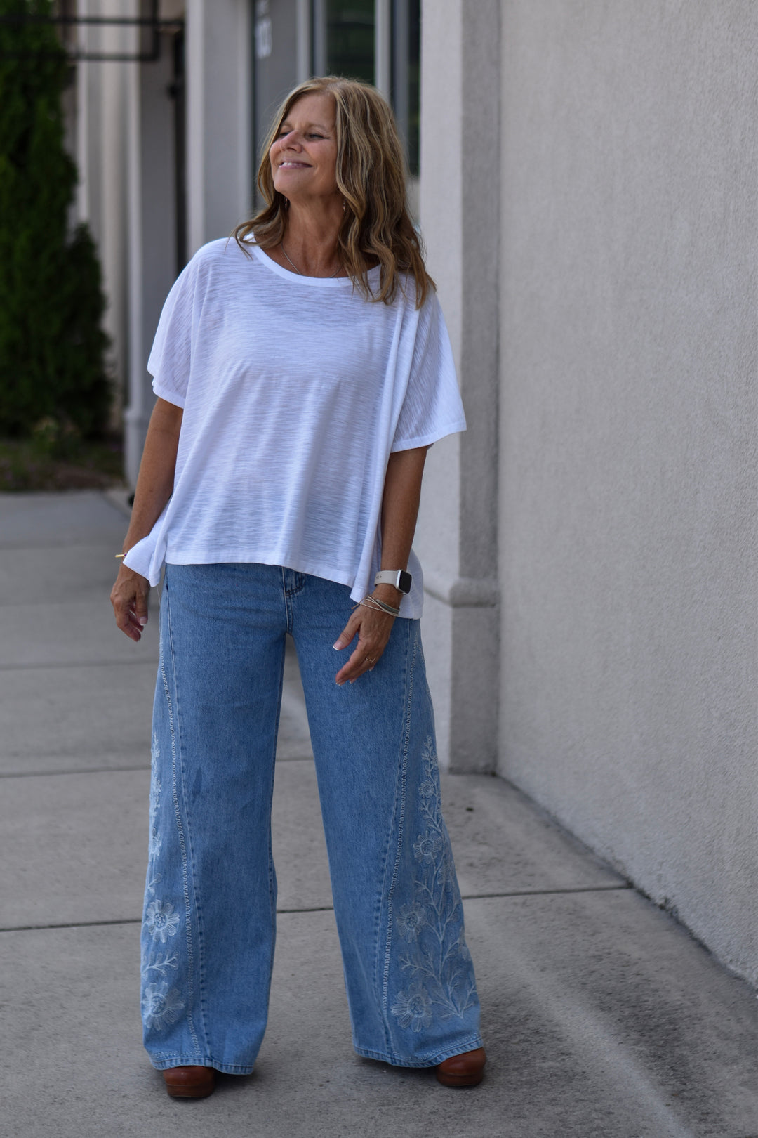 Easygoing Slub Boxy Tee