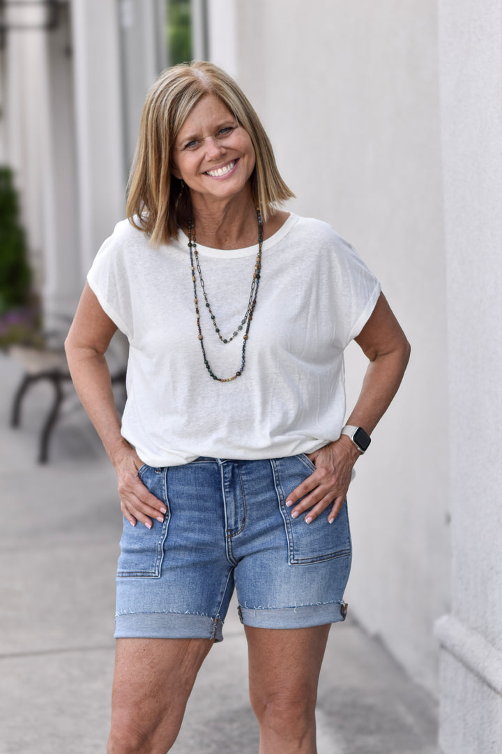 Judy Blue MD Bermuda Shorts