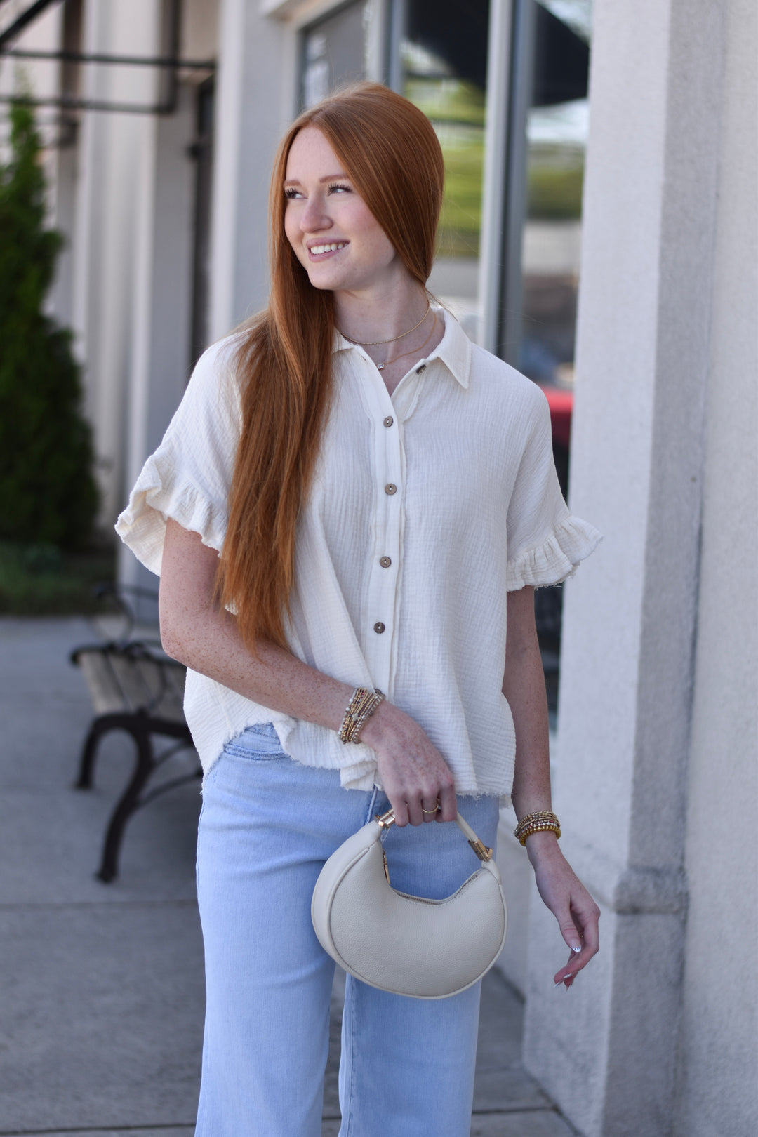 Milla Ruffle Top