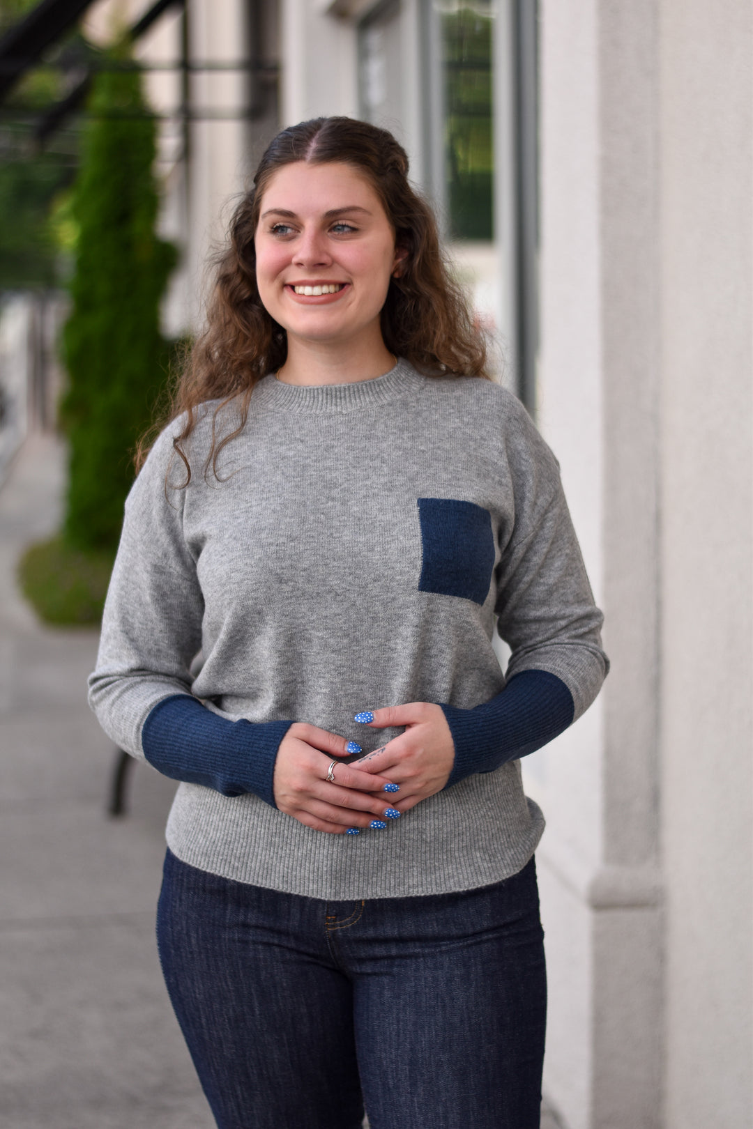 Charlie B Colorblock Sweater