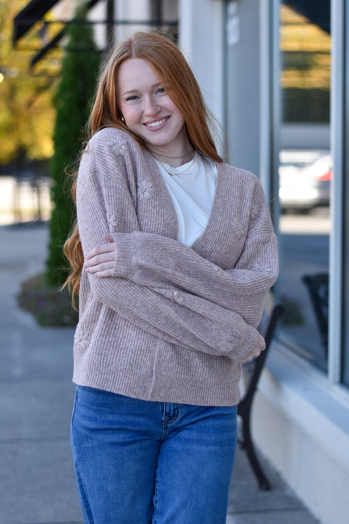 Blushing Daisy Cardigan