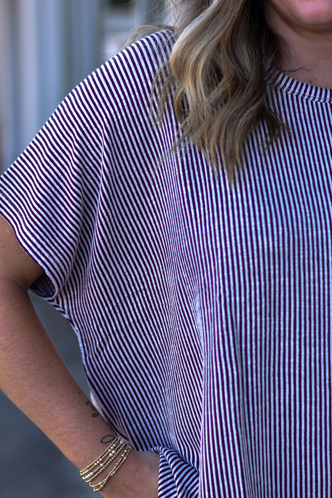 Easy Days Corded Rib Top