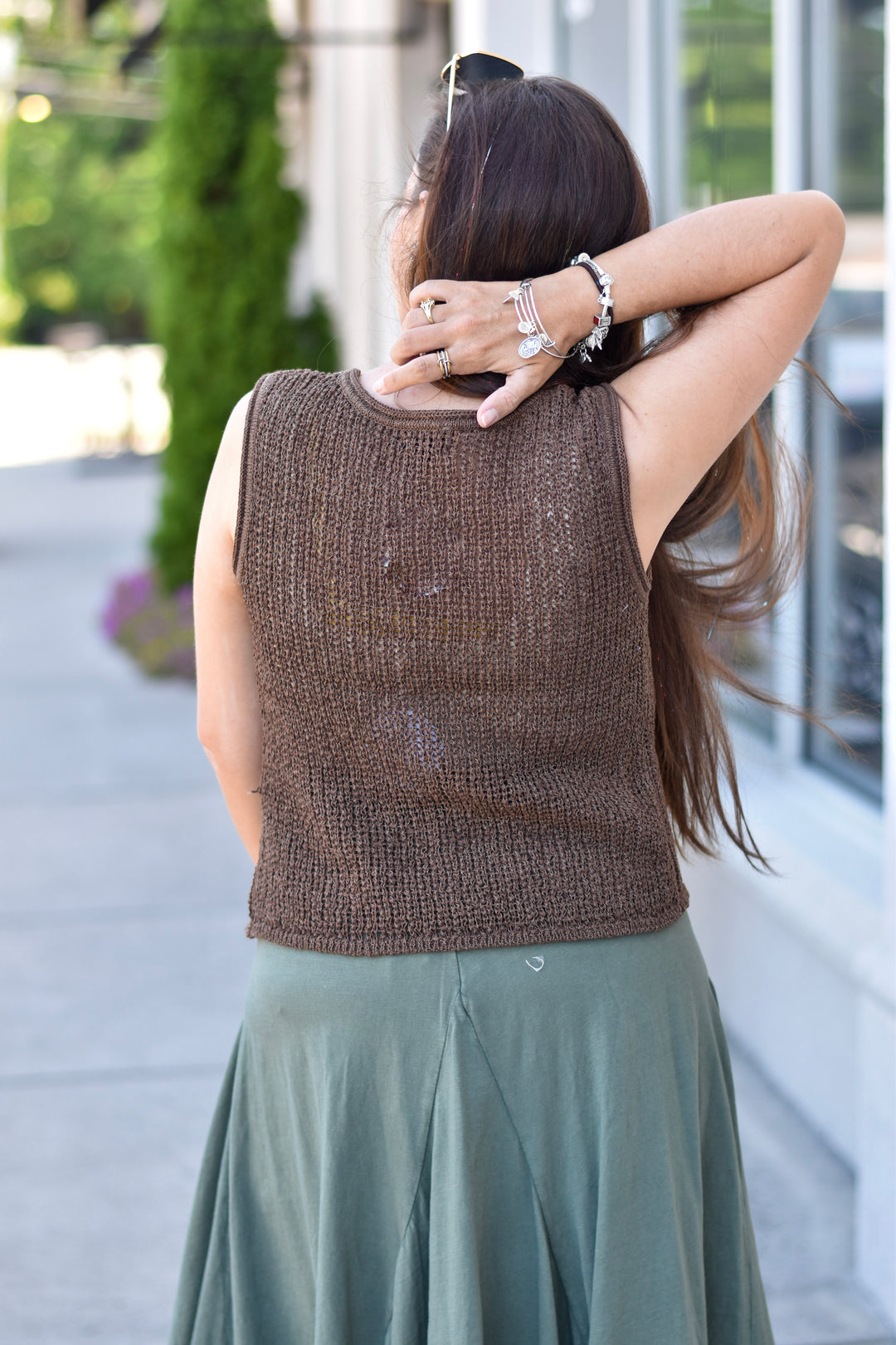 Sienna Skies Crochet Knit Vest