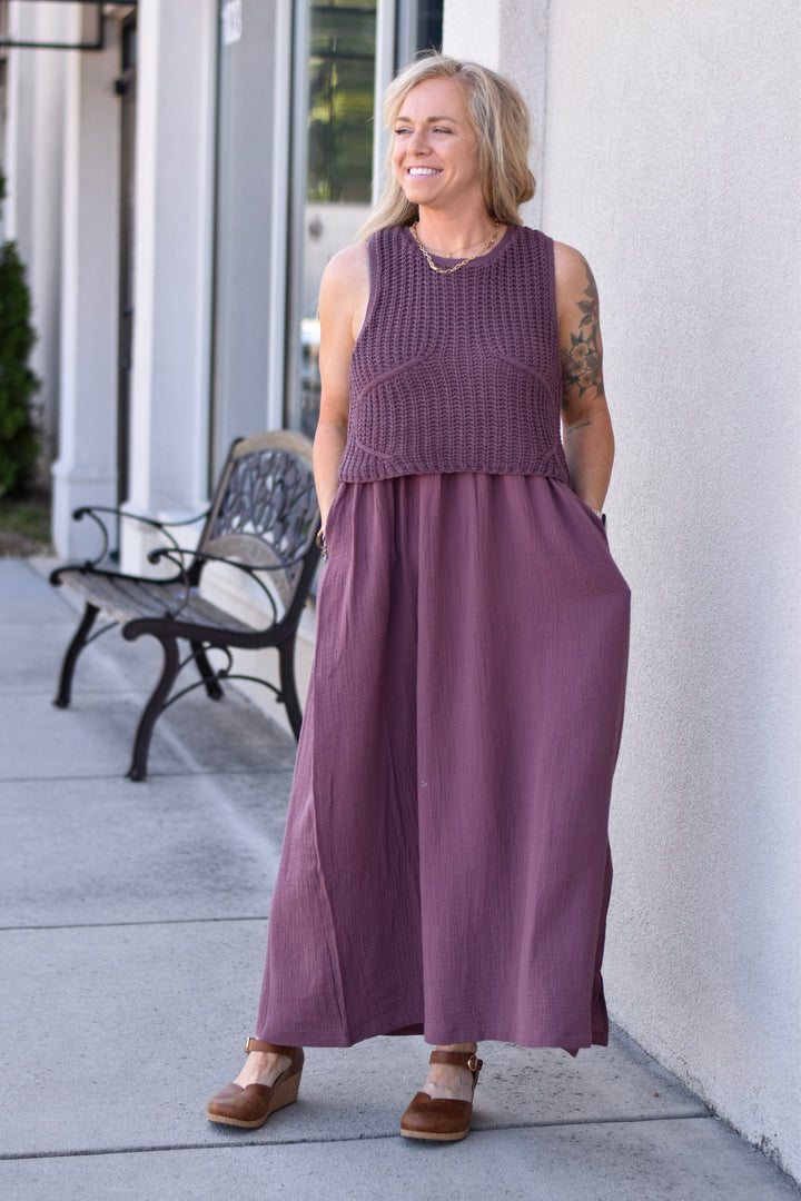 By Together Braylee Sweater Layered Dress