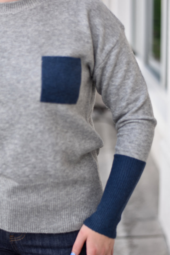 Charlie B Colorblock Sweater