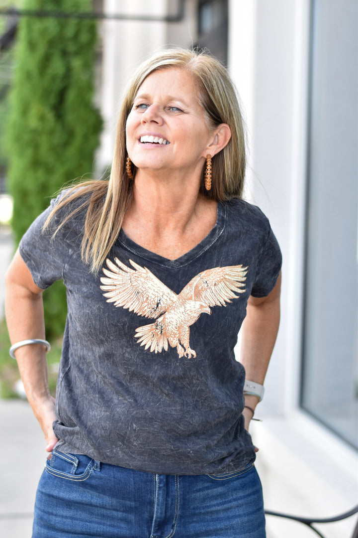 Wild at Heart Eagle Graphic Tee