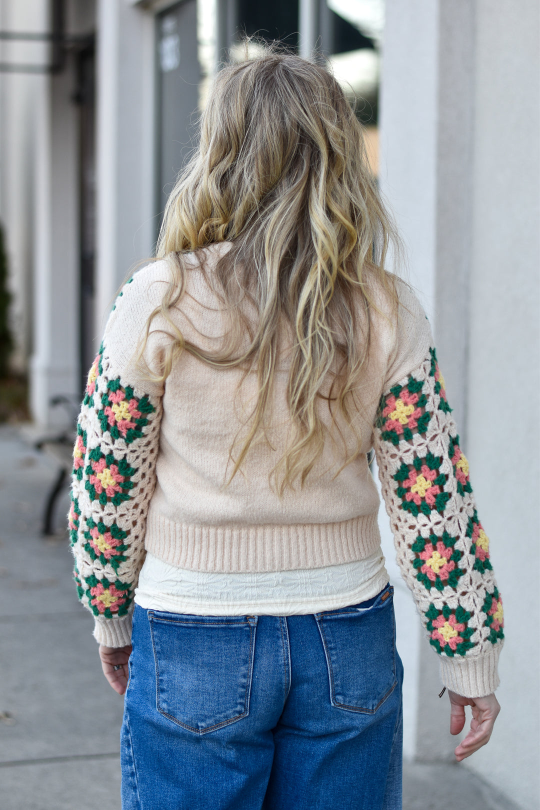 Retro Crochet Cardigan