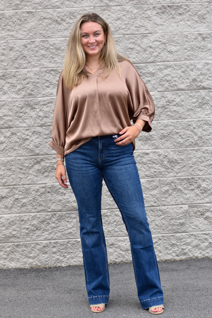 Cocoa Luxe Blouse