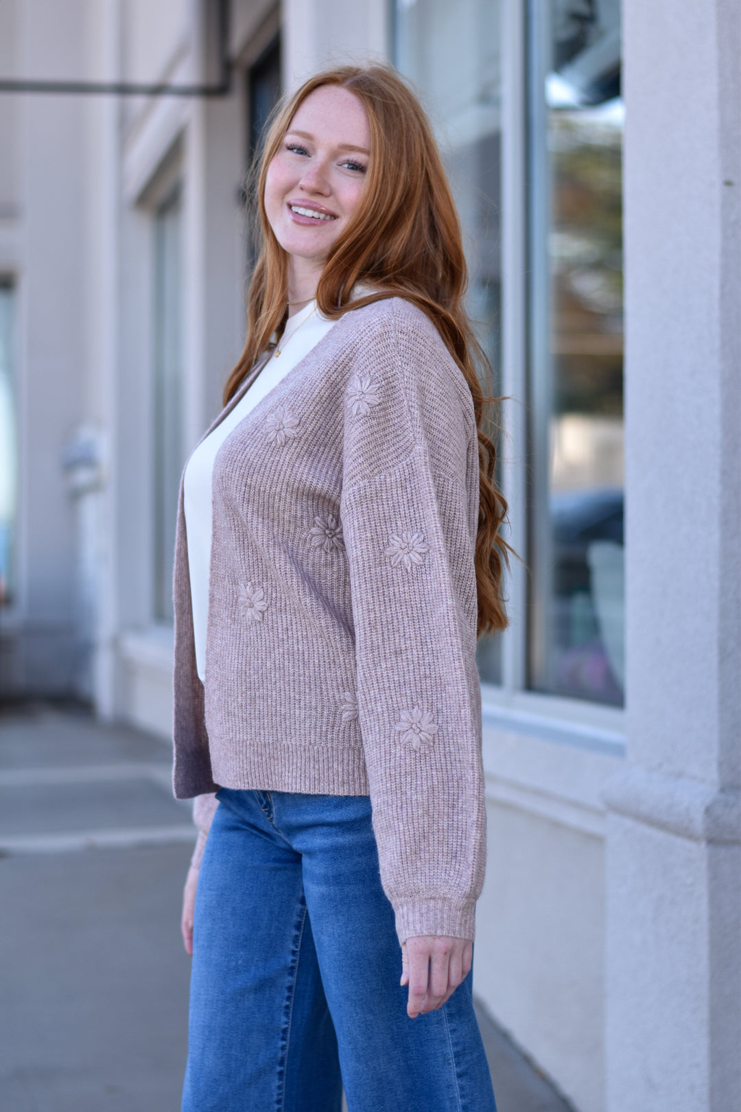 Blushing Daisy Cardigan