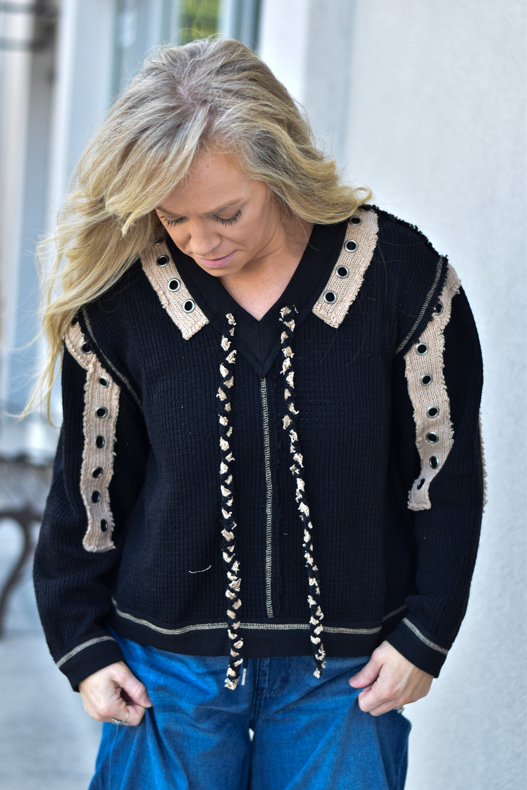 Pol Earthbound Boho Knit