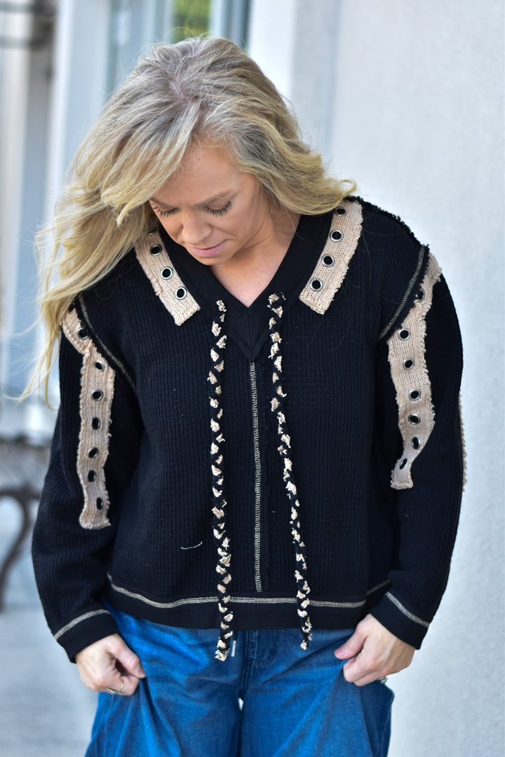 Pol Earthbound Boho Knit